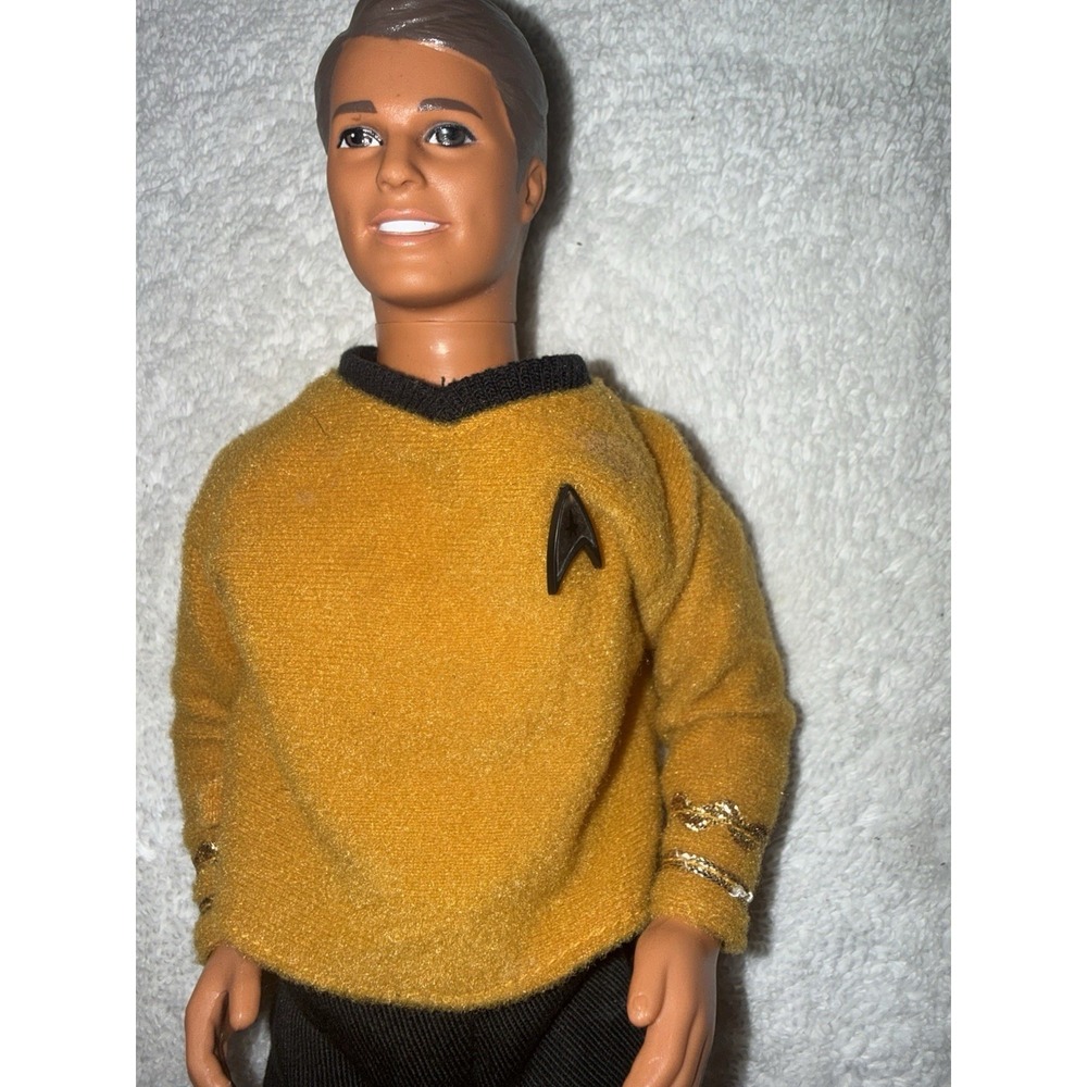 Captain James T Kirk Ken Doll Star Trek 1968 on Body 1991 on Head Mattel Vintage